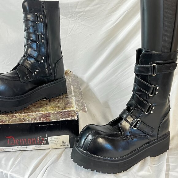 Brand New Demonia Fierce 130 Men's Boots - Picture 2 of 3